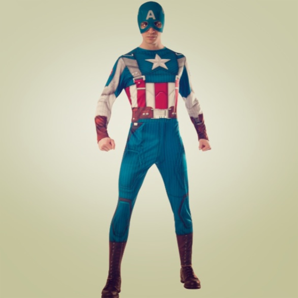 Men's Captain America Soldier Costume