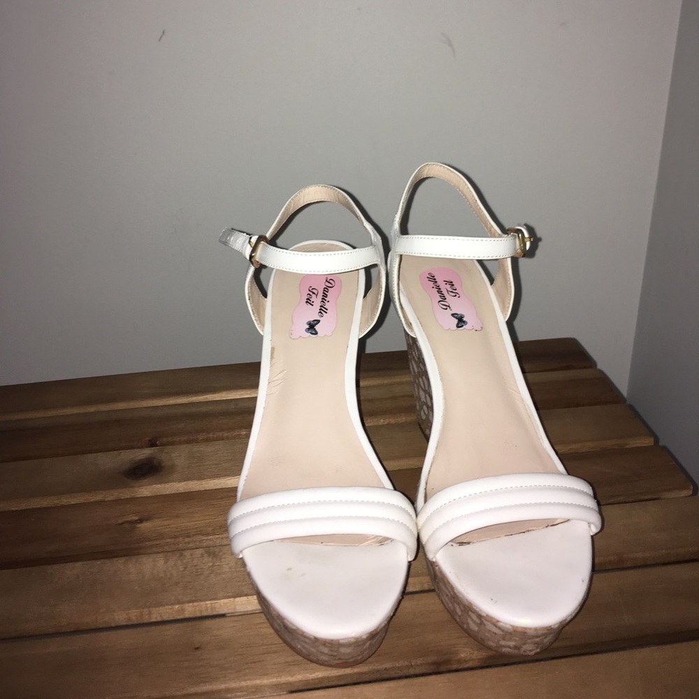 White Sandal Wedges