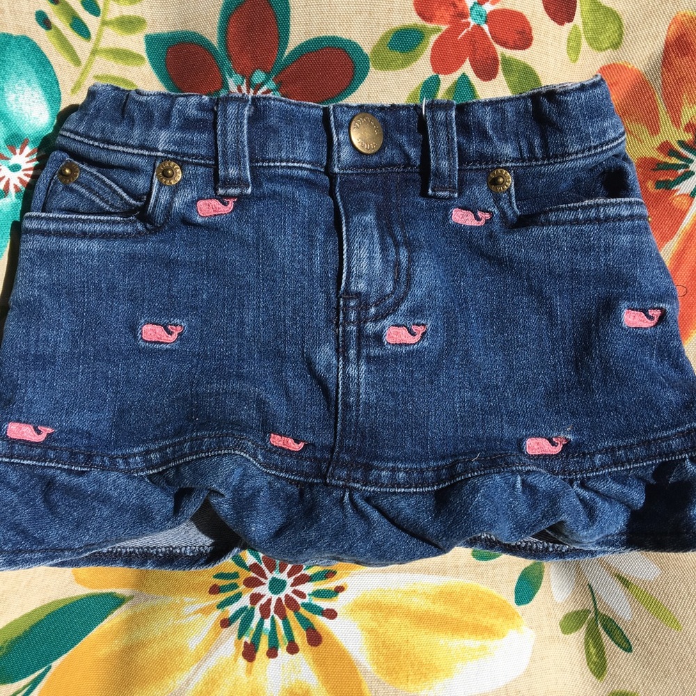 Vineyard Vines 2T denim skirt EUC