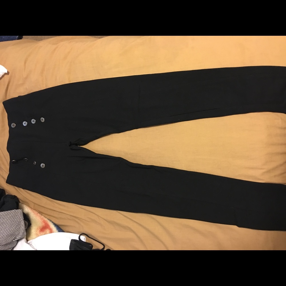 black high waisted leggings