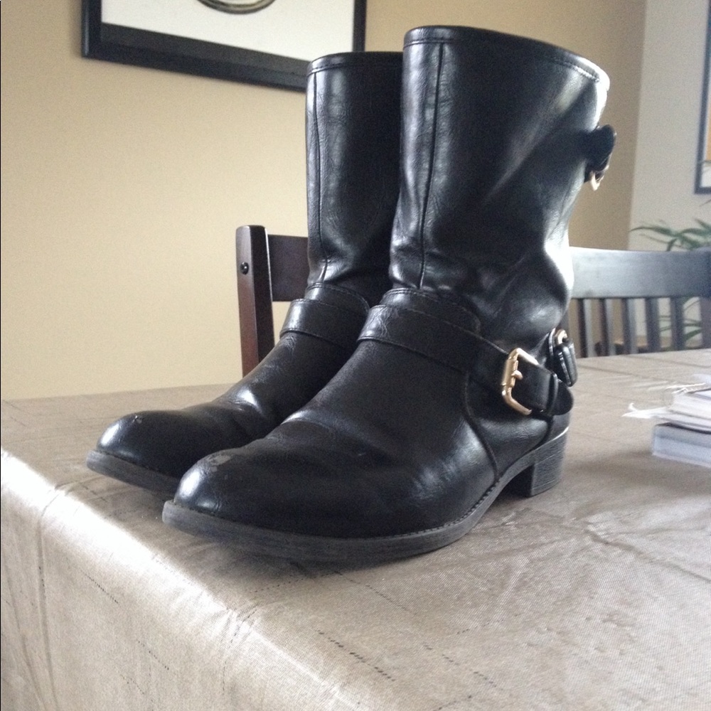 Unisa Black Leather Boots size 8