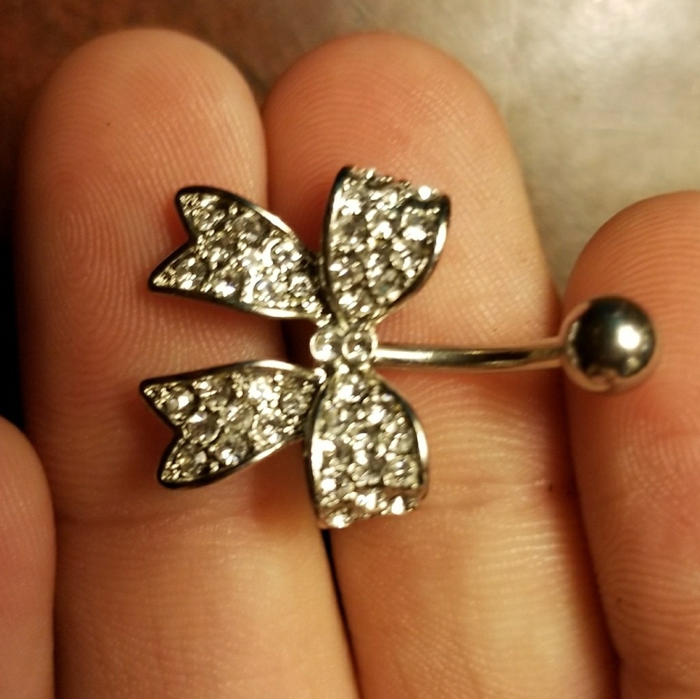 3 brand new belly rings