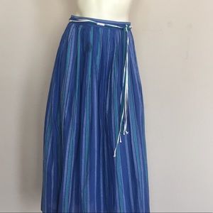 1970s Chester Weinberg Boho Skirt with Belt, 10