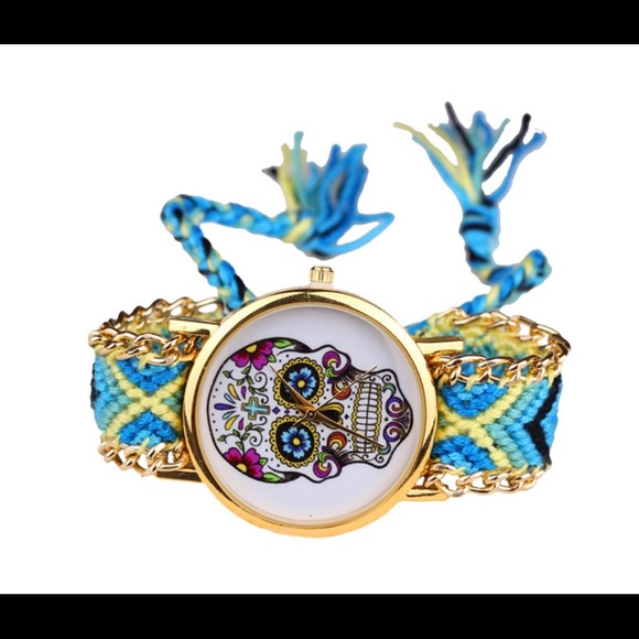 Accessories - Bohemian Sugar Skull Watch