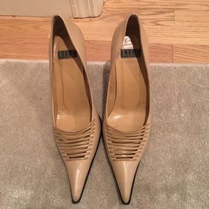 Leather Light brown Heels