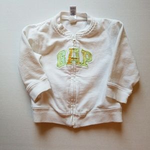 Cute Baby GAP Zippered Sweatshirt 6-12Mos