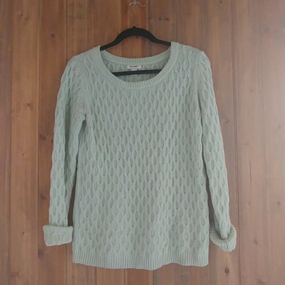 Mint blue sweater