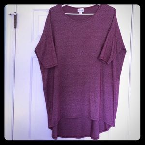 Medium heathered raspberry Lularoe Irma