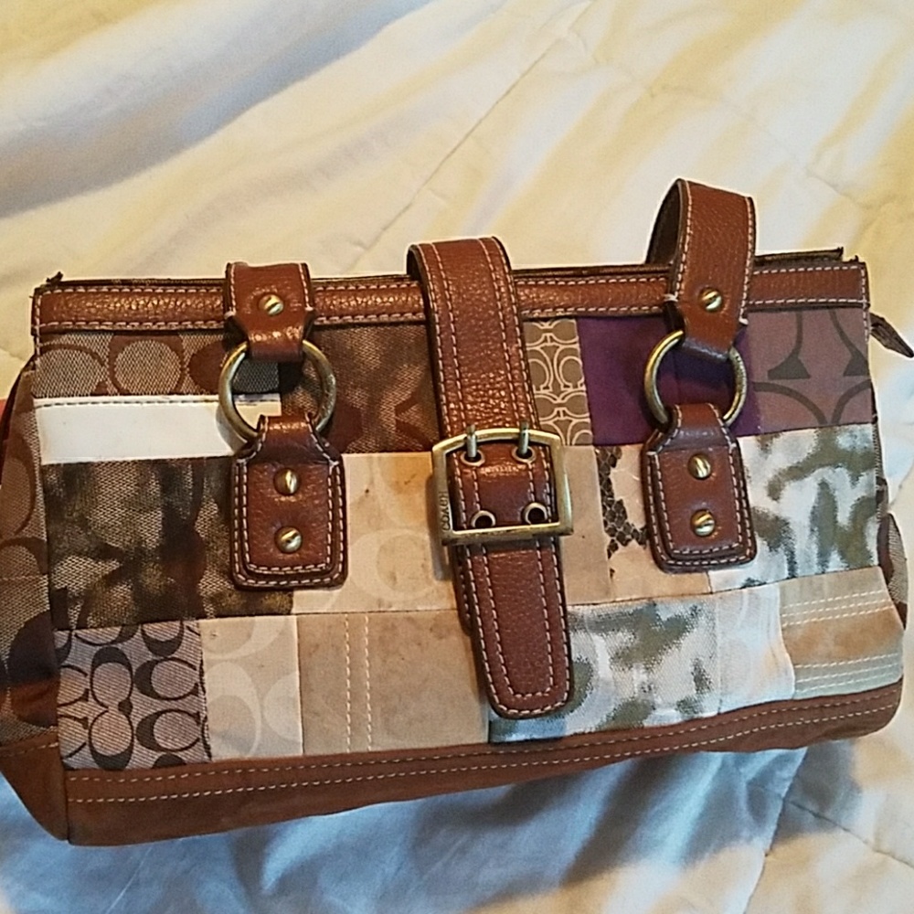 *SALE* Large Coach Patchwork Bag