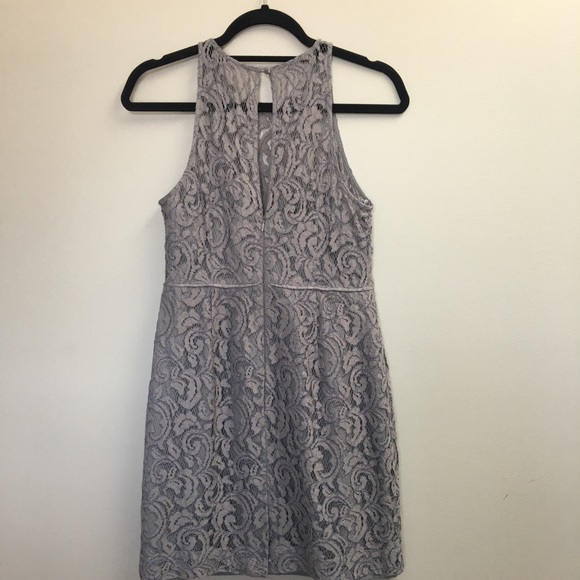 J Crew Light Gray Lace- High Neck - Picture 5 of 5