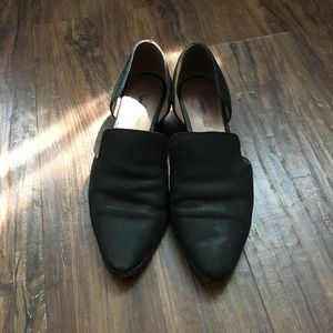 Madewell Black Leather Loafers