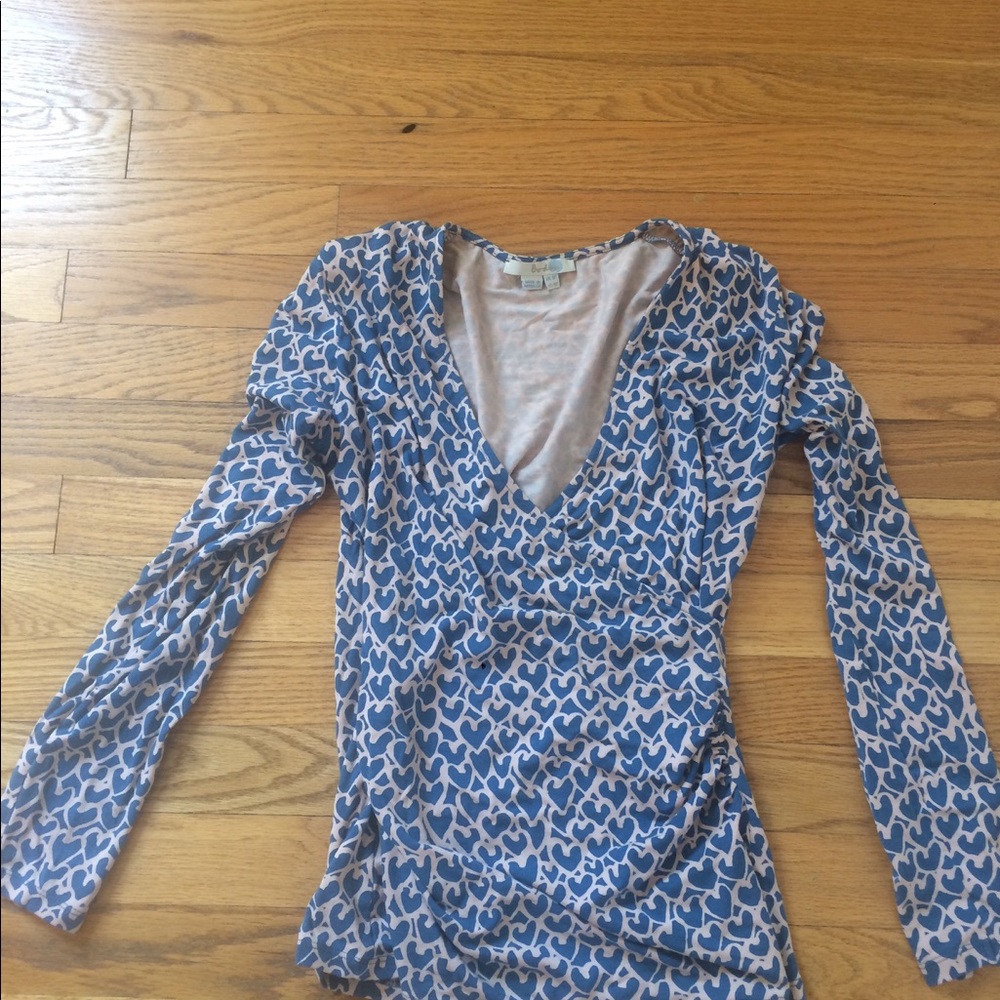 Boden faux wrap too with heart pattern