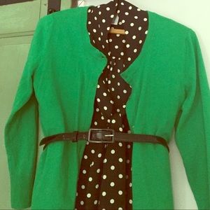 Pin up Rockabilly Green Cardigan