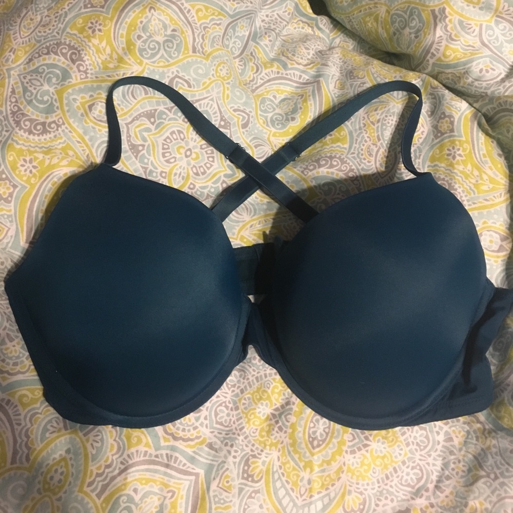 Blue PINK bra size 36D