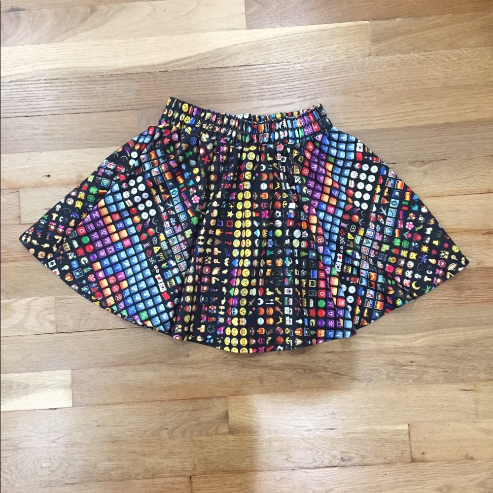 Girl's Emoji Skater Skirt