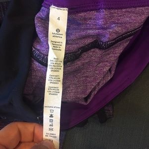 lululemon athletica Pants - Lululemon purple heathered leggings lululemon athletica Pants - Lululemon purple heathered leggings