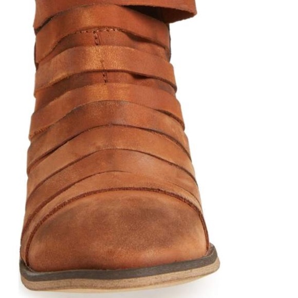 NWOT Free People 'Hybrid' Strappy Leather Bootie - Picture 2 of 8