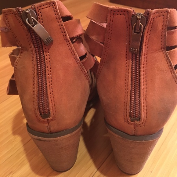 NWOT Free People 'Hybrid' Strappy Leather Bootie - Picture 6 of 8