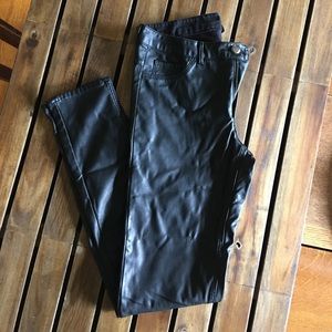 H&M Faux Leather Pants
