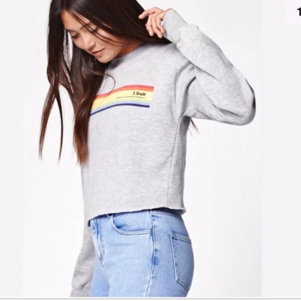 Brandy Melville/Jgalt cropped sweatshirt NWT
