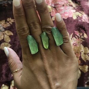 BCBG Two-Finger Ring