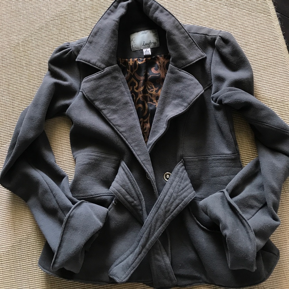 Day trip brand jacket.  Charcoal color.  Size M