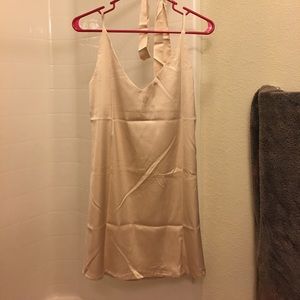 Satin Shift Dress