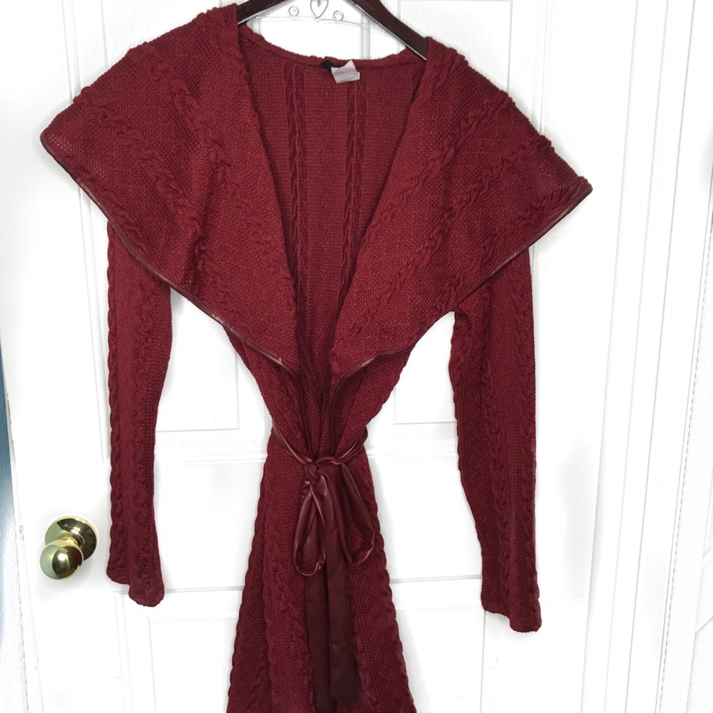 Knee Length Fashionable Cardigan