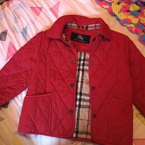 Girl quilted fall/spring jacket.