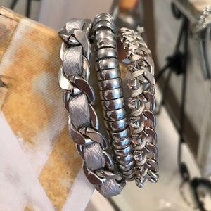 Hip Silver Bracelet