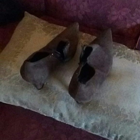 Suede knee-high boots - Picture 2 of 4