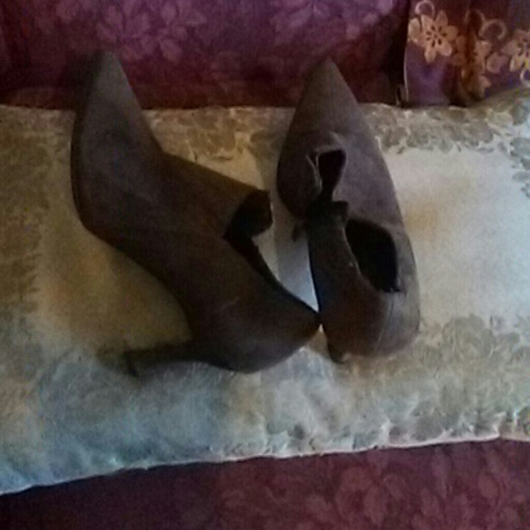 Suede knee-high boots - Picture 3 of 4