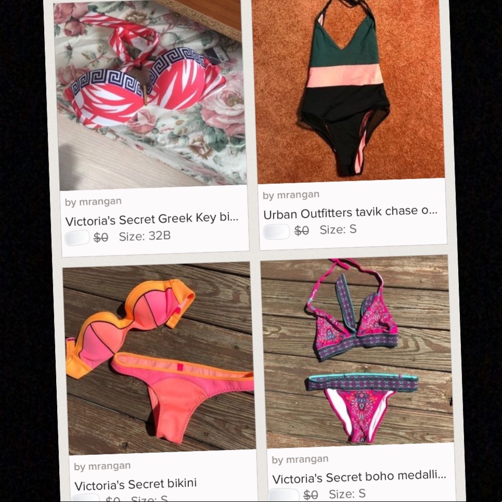 VS and Urban Outfitters swim in my closet