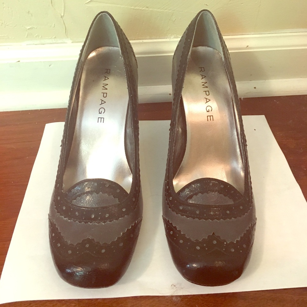Rampage black heels