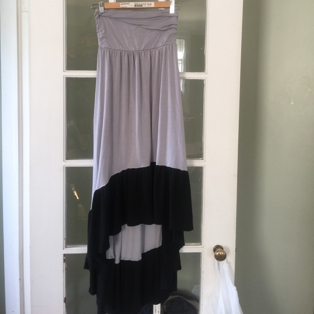 Gray and Black skirt