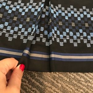 LOFT Skirts - Black front kick pleat skirt with stitching LOFT Skirts - Black front kick pleat skirt with stitching