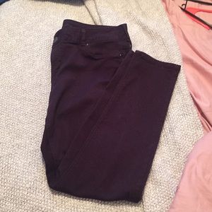 Maurices Plum Jeggings
