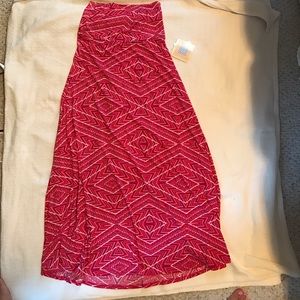 Lularoe pink maxi skirt - NWT - XS