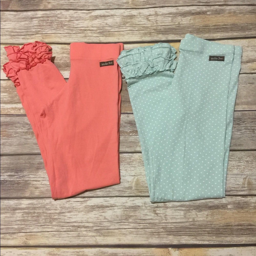 Size 14 Matilda Jane Leggings Pair