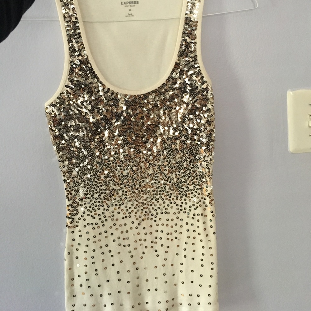 Express Sequin Racerback