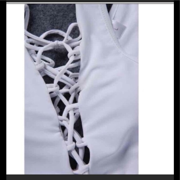 END OF SUMMER SALE! One piece lace up bathing suit - Picture 3 of 4