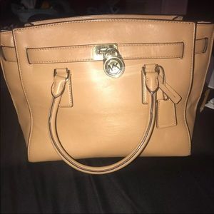 MK Tan Satchel