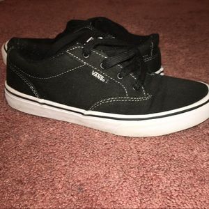 Classic white and black vans worn only one time