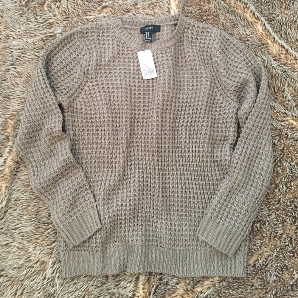NWT Cocoa Sweater Forever 21 Size M