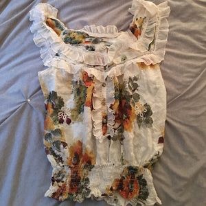 American Rag Girl Floral Blouse