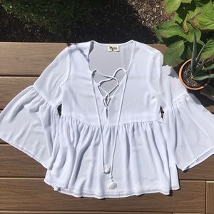 Showmeyourmumu White Blouse