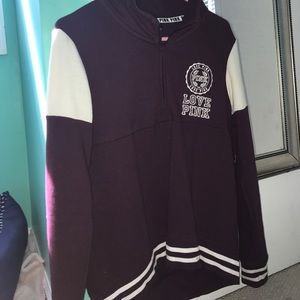 Vs pink maroon sweatshirt