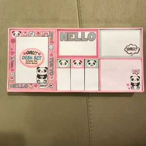 Super Cute Panda Sticky Notes Set 🐼!