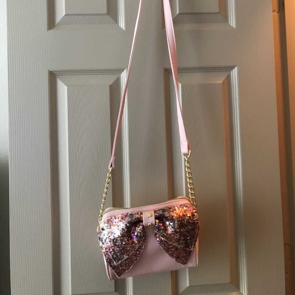 Authentic Betsey Johnson Bow Cross-body bag