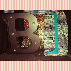 NWT Snakeskin print clutch 👛